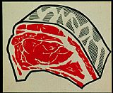 R Lichtenstein, Meat